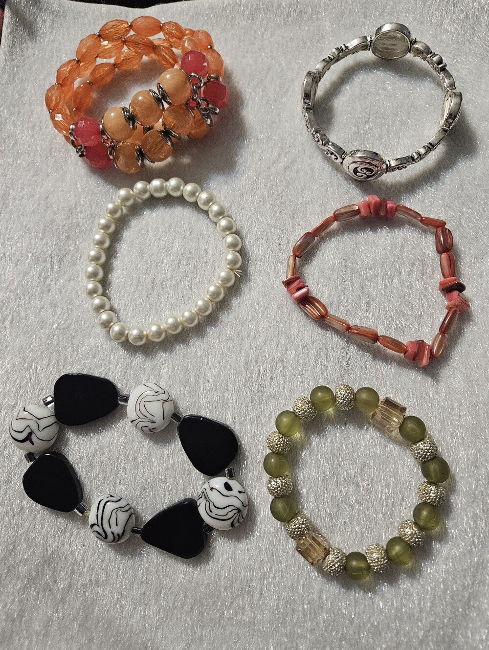 Multiple Stretch Braclets